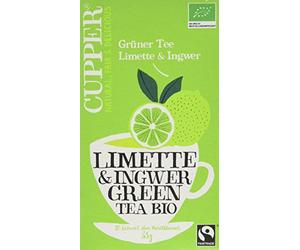 Cupper Té verde lima y jengibre, 35 g