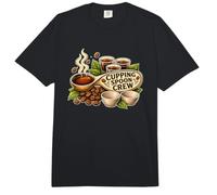 Cupping Spoon Crew Cata Café Cuchara Sensorial Comfort Colors Adult Heavyweight T-Shirt