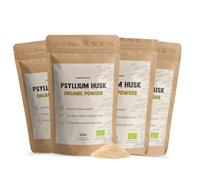 Cupplement Cáscaras de semillas de psyllium Husk en polvo Bio Kombideal 4 x 300 gramos - Vezel psyllium Cápsulas de fibra - Salud intestinal - Vegano - Sin aditivos