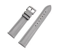 Cupsofu 12/13/14/15/16/17/18/19/20/21/22mm Hebilla de pasador de para hombre y mujer, correa de reloj de piel de becerro de grano completo suave con barras de resorte de liberación rápida, 20mm