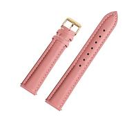 Cupsofu 12/13/14/15/16/17/18/19/20/21/22mm Hebilla de pasador de para hombre y mujer, correa de reloj de piel de becerro de grano completo suave con barras de resorte de liberación rápida, 13mm