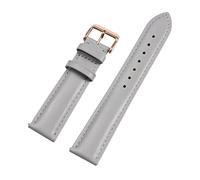 Cupsofu 12/13/14/15/16/17/18/19/20/21/22mm Hebilla de pasador de para hombre y mujer, correa de reloj de piel de becerro de grano completo suave con barras de resorte de liberación rápida, 21mm