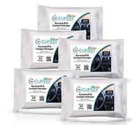 Cupssy® AirWipes | Limpiador de plástico y cabina | Limpia todas las superficies del interior del vehículo | para grifos, controles, limpieza sin marcas sin arañazos en el coche | 5 x 33 unidades