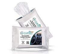 Cupssy® AirWipes | Limpiador de plástico y cabina | Limpia todas las superficies del interior del vehículo | Para grifos, controles, limpieza sin marcas sin arañazos en el coche | 1 x 33 unidades