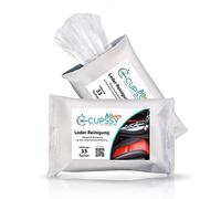 Cupssy AirWipes - Toallitas de limpieza de piel para una limpieza suave de asientos de coche y muebles de piel, refrescante y desengrasante, paquete de 33 toallitas, 1 unidad (1 x 33 unidades)