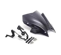 Cupula Carenabris Deflector De Parabrisas para Motocicleta para Yamaha MT09 FZ09 FZ-09 MT-09 MT 09 FZ 2021 2022. Extensión con Soporte Montaje Parabrisas Deflector Motocicleta(Negro)