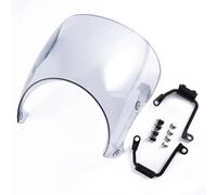 Cupula Carenabris Extensión De Pantalla para Motocicleta para para Z900 RS Z 900 SE Cafe para ABS 2018-24. Parabrisas con Deflector Viento Parabrisas Deflector Motocicleta(Titanio)