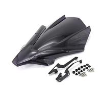 Cupula Carenabris Parabrisas De Motocicleta para Yamaha MT-07, MT 07, MT07 (2021, 2022, 2023, 2024 Y 2025), Deflector Viento Protector Visera Parabrisas Deflector Motocicleta(Negro)