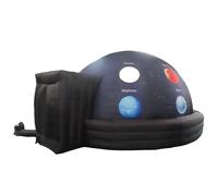 Cúpula de proyección inflable con soplador de aire y alfombrilla para uso educativo y de eventos en escuelas, museos y centros de ciencias