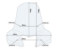 Cúpula Kappa transparente para HONDA, KEEWAY, YAMAHA