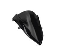 Cúpula moto Compatible Con BR650R Para Cbr650r 2019-2025 Parabrisas Elevado Deportivo Alerón Carreras Deflector Viento Cubierta Pantalla Frontal(Black)