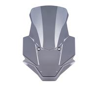 Cúpula moto Compatible Con XADV 750 2025 Deflectores De Viento Para Parabrisas Motocicleta Deflector Flujo Aire Modificado Elevado Pantalla Protectora Transparente(Gray)