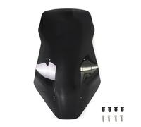 Cupula Moto Deflector de Parabrisas Delantero para ZONTES 368G, Accesorios para Motocicletas Deportivas y de Turismo. Carenabris(Negro)