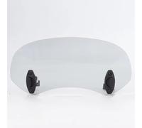 Cupula Moto Extensión de Parabrisas Universal para Motocicleta, alerón Ajustable con Abrazadera, Deflector de Adecuado Carenabris(C 280mm Width)