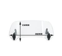 cupula Moto para B&MW R 1250GS LC ADV R1250GS R 1250 GS Adventure Motocicleta Parabrisas Ajustable Deflector De Viento Spoiler Extensión Parabrisas Parabrisas Moto (Color : Large Clear)