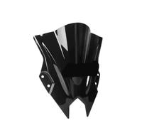 cúpula Moto para Kawasaki para Ninja 500 SE para Ninja500 EX500 2024 2025 2026 Accesorios Parabrisas Doble Burbuja Viser(Negro)