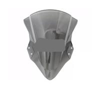 cúpula Moto para Kawasaki para Ninja400 2018-2023 Parabrisas De Motocicleta Doble Burbuja Transparente con Kit Instalación Incluido(Grey)