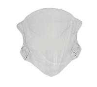 cúpula Moto para Kawasaki para Ninja400 2018-2023 Parabrisas De Motocicleta Doble Burbuja Transparente con Kit Instalación Incluido(Transparent)