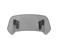 cúpula Moto para Sportster S 1250 para Iron 883 para Pan For America Parabrisas Universal Deflector De Viento Extensión del Alerón(Smoke,S)