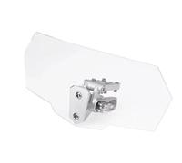 Cupula Moto Parabrisas Universal Transparente y Ajustable para Motocicleta. Deflector de Viento. Carenabris(Clear)