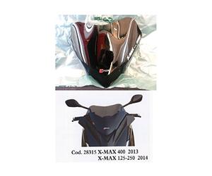 Cúpula oscura ahumada para Yamaha X-MAX 400 cc 2013 y 125/250 cc 2014 cod.28315