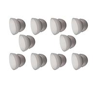 Cúpula para Audífonos, Audífono Extraíble de Doble Capa, Lavable, 10 Uds, Silicona Suave, Antiestático para Reemplazar(Negro)