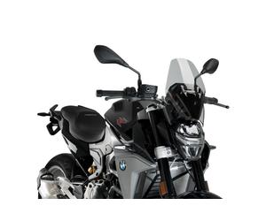 Cúpula Puig Sport para BMW F 900 R 20-26 (para modelos SIN soporte original BMW) Ahumado Claro