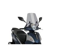 Puig 20826H Urban carenabris para Scooter de Mayor Altura con protección aerodinámica optimizada para Uso Urbano, Ahumado