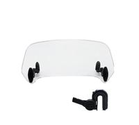 Cúpula Touring Extensión De Parabrisas Universal para Motocicleta, Alerón Ajustable con Abrazadera para BMW R1200GS Adventure 2009 F800 GS F650GS(B Large Transparent)