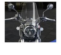 Cúpula Touring para QJMOTO para SRV300 SRV125 SRV250 SRV 125/250 / 300 SRV300 Accesorios Parabrisas Deportivo Deflector De Viento Carenabris(Transparent 45cm)