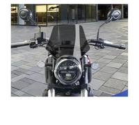 Cúpula Touring para QJMOTO para SRV300 SRV125 SRV250 SRV 125/250 / 300 SRV300 Accesorios Parabrisas Deportivo Deflector De Viento Carenabris(Grey 25cm)