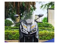 Cúpula Touring para ZONTES 368D 368 D Modificación Motocicleta Elevación Ensanchamiento Parabrisas Delantero Parabrisas Protección contra Intemperie Gafas con Soporte Carenabris(Transparent 48cm)