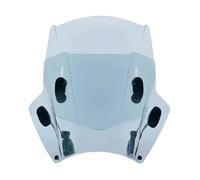 Cúpula Touring para ZONTES para G1-125 para G1125 2021-2023 Parabrisas Motocicleta Universal Cubiertas Parabrisas Pantalla Lente Ahumada Deflector Motocicletas Carenabris(Adjust Light Grey)