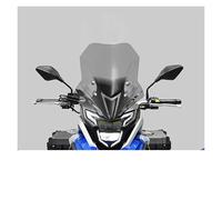 Cúpula Touring Parabrisas Delantero De Motocicleta XR5, Deflector De Viento Ampliado Y Elevado para Macbor para Montana para XR5 XR 5 para XR5 Macbor Montana(Light Black 45cm)