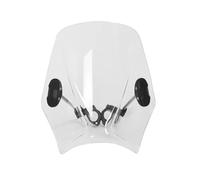 Cúpula Touring Parabrisas Universal para Motocicleta para Royal para Enfield Bullet/Meteor/Classic 350 500 Interceptor 650 para Continental GT 535 Carenabris(Transparent)