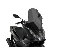 Cúpula Touring Puig con deflectores laterales para HONDA PCX 125 21-24 Ahumado Oscuro