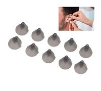 Cúpulas de Goma para Audífonos, 10 Piezas de Puntas para Audífonos, Tapones para Audífonos para Audífonos, Cúpulas de Repuesto de Silicona Blanda Lavables Desmontables, 14x11x9 Mm