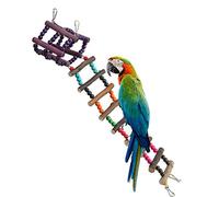 Cuque Venta Loca Escalera para Mascotas, Escalera Segura para Escalar pájaros, Pájaros para Mascotas de Loros de hámster