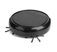 Venta Loca Robot Aspirador, Robot de Barrido de luz Ultravioleta Inteligente, Conjunto de Aspirador Multifuncional para Oficina en casa(Black)