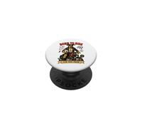 Cur Dog Ride Moto Jugar fútbol fútbol DIGOR PopSockets PopGrip Adhesivo