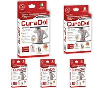 Cura Farma - CuraDol Adhesivo Medicado Antiinflamatorio 1 caja de 5 parches (Paquete de 5)