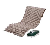 CURA FARMA Devicare - Colchón antidecúbito Inflable de PVC con compresor Ajustable, Ciclo alterno, colchón antidecúbito extraíble, silencioso para Personas Mayores y Pacientes con Movilidad Reducida
