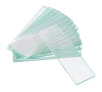 Cura Farma Vitrinas portaobjetos para microscopio molados con banda arenada de laboratorio 72 piezas - Original cuidado Farma