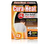Cura Heat Back and Shoulder Pain Heat Pads - Pack of 4