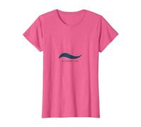 Curación de Agua Salada: Logotipo de Ola oceánica de Bienestar costero Camiseta, Mujer, Rosa Jaspeado, XS