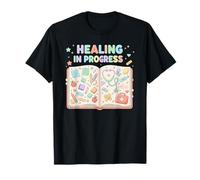 Curación en Progreso Trabajador médico Vida Humor Escuela Enfermera Camiseta