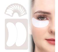 Curacoro Biogel - Almohadillas para extensiones de pestañas, parches suaves y adhesivos debajo de los ojos para piel sensible, laminación permanente de pestañas, suministros para quitar extensiones de