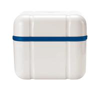 Curaprox BDC Caja De Limpieza : Para Prótesis Dentales Y Retenedores | Drenaje Integrado Para Una Limpieza Suave | Azul, Ideal Con Pastillas De Limpieza BDC 105 | Fabricado en Suiza