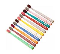 Curaprox Cepillo de dientes CS 12460 Velvet Soft - Cuidado Sensible de las Encías/Limpieza Ultrasuave con 12.460 Filamentos/Paquete individual, Color Aleatorio/Fabricado en Suiza