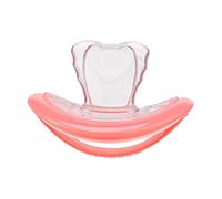 Chupete Curaprox Baby Breathe Easy 7-18M 7-10KG Coral Silicona + Funda